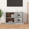 Image de vidaXL Meuble TV gris béton 73x35,5x47,5 cm bois d'ingénierie