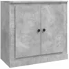Image de vidaXL Dressoir 70x35,5x67,5 cm bewerkt hout betongrijs