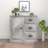 Image de vidaXL Buffet gris béton 70x35,5x67,5 cm bois d'ingénierie