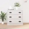 Image de vidaXL Buffet blanc 70x35,5x67,5 cm bois d'ingénierie