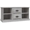 Image de vidaXL Meuble TV sonoma gris 99,5x35,5x48 cm bois d'ingénierie