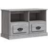 Image de vidaXL Meuble TV sonoma gris 80x35x50 cm bois d'ingénierie