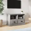 Image de vidaXL Meuble TV sonoma gris 80x35x50 cm bois d'ingénierie