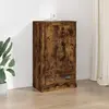 Image de vidaXL Buffet haut chêne fumé 60x35,5x103,5 cm bois d'ingénierie