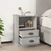 Image de vidaXL Tables de chevet 2 pcs sonoma gris 43x36x60 cm