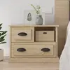 Image de vidaXL Table de chevet chêne sonoma 60x39x45 cm