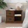 Image de vidaXL Table de chevet chêne marron 60x35,5x45 cm
