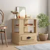 Image de vidaXL Table d'appoint chêne sonoma 50x50x60 cm bois d'ingénierie