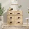 Image de vidaXL Buffet chêne sonoma 70x35,5x67,5 cm bois d'ingénierie