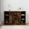 Image de vidaXL Buffet Chêne fumé 100x35,5x60 cm Bois d'ingénierie