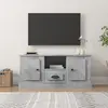 Image de vidaXL Meuble TV gris béton 100x35,5x45 cm bois d'ingénierie