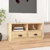 Image de vidaXL Meuble TV chêne sonoma 93x35,5x45 cm bois d'ingénierie
