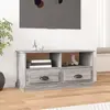 Image de vidaXL Meuble TV sonoma gris 93x35,5x45 cm bois d'ingénierie