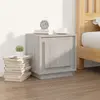 Image de vidaXL Table de chevet sonoma gris 44x35x45 cm bois d'ingénierie