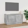 Image de vidaXL Meuble TV gris béton 80x35x45 cm bois d'ingénierie