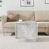 Image de vidaXL Table basse gris béton 51x50x44 cm bois d'ingénierie