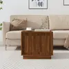 Image de vidaXL Table basse chêne marron 51x50x44 cm bois d'ingénierie