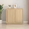 Image de vidaXL Buffet chêne sonoma 80x34x75 cm bois d'ingénierie