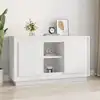 Image de vidaXL Buffet blanc 102x35x60 cm bois d'ingénierie