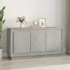 Image de vidaXL Buffet gris béton 102x35x55 cm bois d'ingénierie