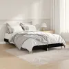 Image de vidaXL Cadre de lit sans matelas noir 120x190 cm bois d'ingénierie