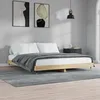 Image de vidaXL Cadre de lit sans matelas chêne sonoma 200x200 cm
