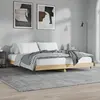 Image de vidaXL Cadre de lit sans matelas chêne sonoma 200x200 cm
