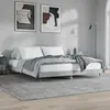 Image de vidaXL Cadre de lit sans matelas gris béton 120x200 cm
