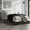 Image de vidaXL Cadre de lit sans matelas gris béton 100x200 cm