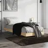 Image de vidaXL Cadre de lit sans matelas chêne sonoma 75x190 cm
