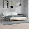 Image de vidaXL Cadre de lit sans matelas chêne sonoma 200x200 cm