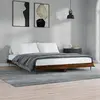 Image de vidaXL Cadre de lit sans matelas chêne marron 200x200 cm