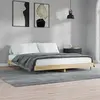 Image de vidaXL Cadre de lit sans matelas chêne sonoma 180x200 cm