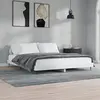 Image de vidaXL Cadre de lit sans matelas blanc 120x200 cm bois ingénierie