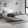 Image de vidaXL Cadre de lit sans matelas gris béton 90x200 cm