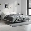 Image de vidaXL Cadre de lit sans matelas sonoma gris 140x190 cm