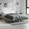 Image de vidaXL Cadre de lit sans matelas chêne sonoma 120x190 cm