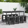 Image de vidaXL Ensemble de bar de jardin 9 pcs gris bois de pin massif