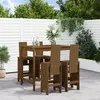 Image de vidaXL Ensemble de bar de jardin 5 pcs marron miel bois de pin massif