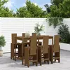Image de vidaXL Ensemble de bar de jardin 7 pcs marron miel bois de pin massif