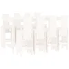 Image de vidaXL Ensemble de bar de jardin 9 pcs blanc bois de pin massif