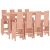 Image de vidaXL Ensemble de bar de jardin 9 pcs bois massif douglas