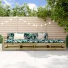 Image de vidaXL Salon de jardin 4 pcs bois de pin imprégné