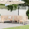 Image de vidaXL Salon de jardin 3 pcs bois massif de pin
