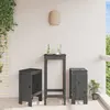 Image de vidaXL Tabourets de bar lot de 2 40x36x75 cm bois massif de pin