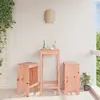 Image de vidaXL Tabourets de bar lot de 2 40x36x75 cm bois massif Douglas