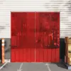 Image de vidaXL Rideau de porte rouge 300 mmx2,6 mm 25 m PVC