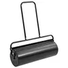 Image de vidaXL Rouleau à gazon à pousser de jardin noir 63 L fer et acier