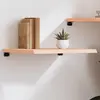 Image de vidaXL Étagère murale 60x60x(2-4) cm bois de chêne massif non traité