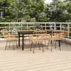Image de vidaXL Ensemble à manger de jardin 7 pcs Résine tressée